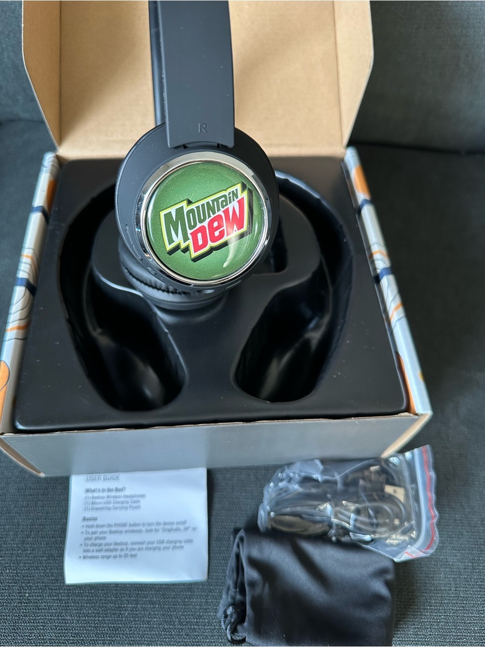 BeeBop Mountain Dew Wireless Headphones